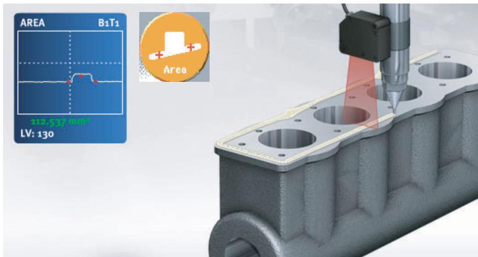 OMRON ZG - Zone de mesure - mesure du cordon de colle - 1