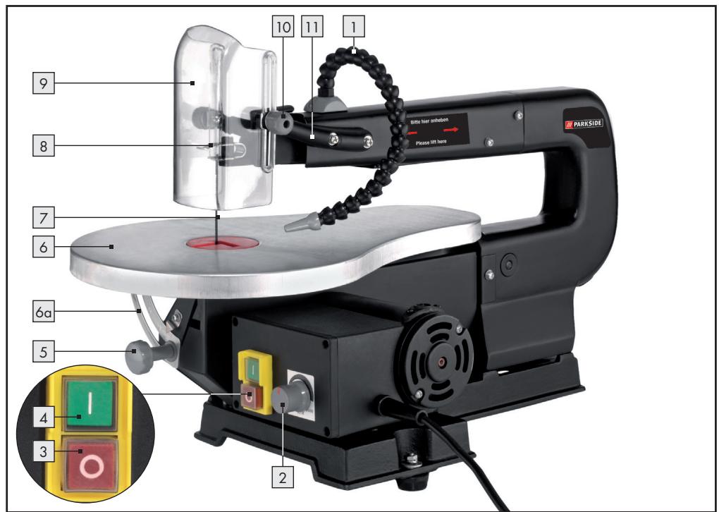 PARKSIDE KH 3038 SCROLL SAW - 1