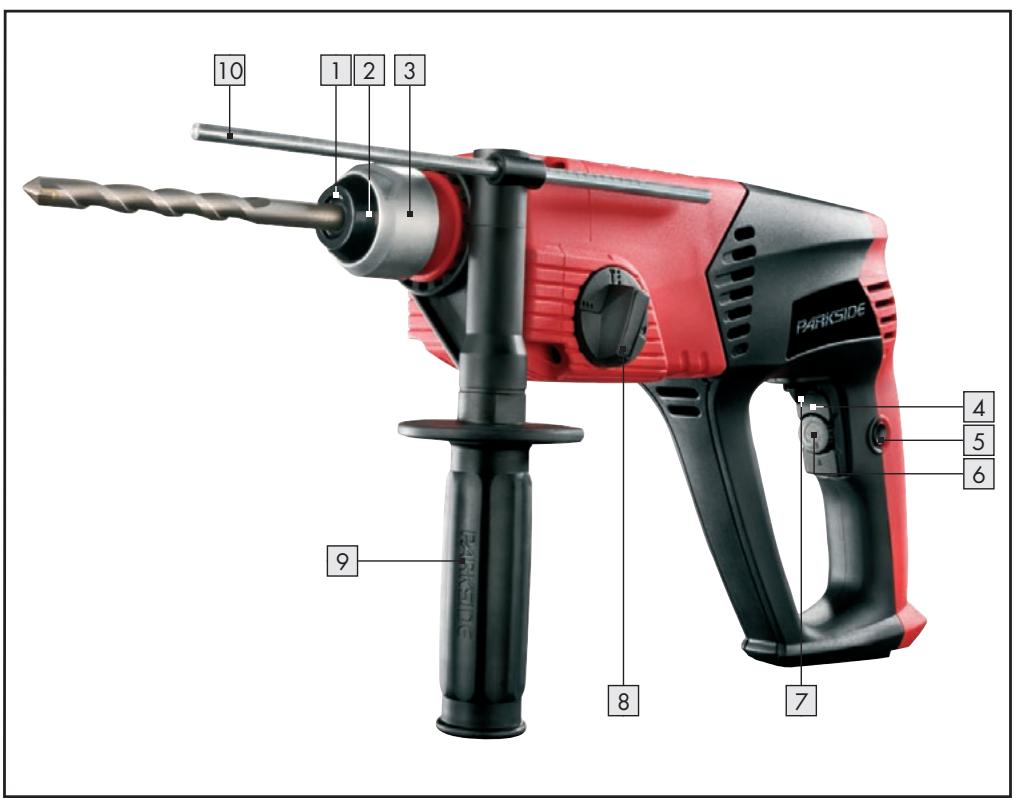 PARKSIDE KH 3162 HAMMER DRILL - 2