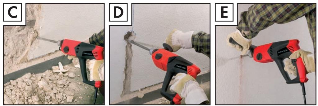 PARKSIDE KH 3162 HAMMER DRILL - 4