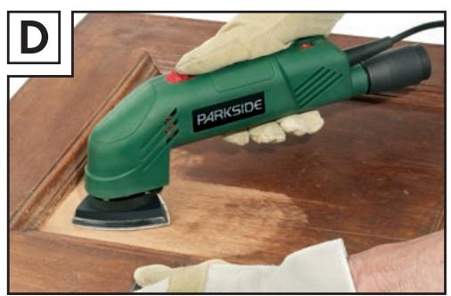 PARKSIDE KH 3185 DELTA SANDER - 5
