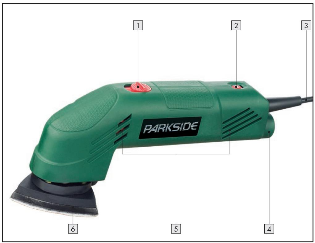 PARKSIDE KH 3185 DELTA SANDER - 1