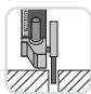 PARKSIDE PWS 125 A1 ANGLE GRINDER - Rettificazione di separazione (vedi imagine E, F): - 1