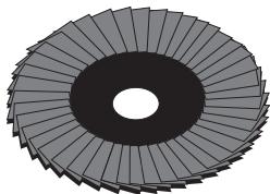 PARKSIDE PWS 125 A1 ANGLE GRINDER - Fächerschleifscheiben für Metall - 1
