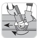 PARKSIDE PWS 125 A1 ANGLE GRINDER - Rettificazione di separazione (vedi imagine E, F): - 3