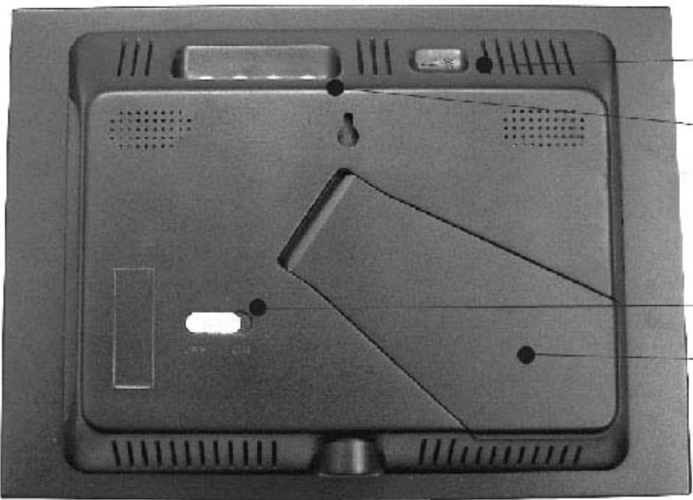 TELEFUNKEN DPF 7001 - Dos du cadre - 1