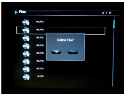 TELEFUNKEN DPF 9324 8,  DPF 7904,  DPF 9324,  DPF7903,  DPF9323 - Foto's verwijderen - 1