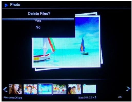 TELEFUNKEN DPF 9324 8,  DPF 7904,  DPF 9324,  DPF7903,  DPF9323 - Foto's verwijderen - 3