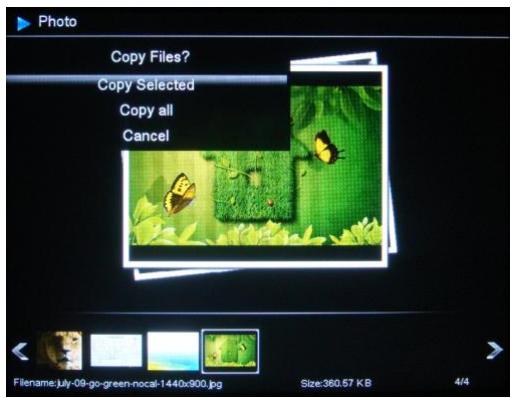 TELEFUNKEN DPF 9324 8,  DPF 7904,  DPF 9324,  DPF7903,  DPF9323 - Copia deotos en la memoria interna - 3