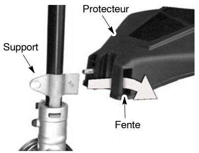 MCCULLOCH TRIMMAC 250LS - MONTER LA PROTECTEUR - 1