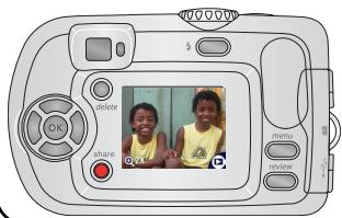 KODAK C300 - Agrandissement de la photo pendant la visualisation - 1