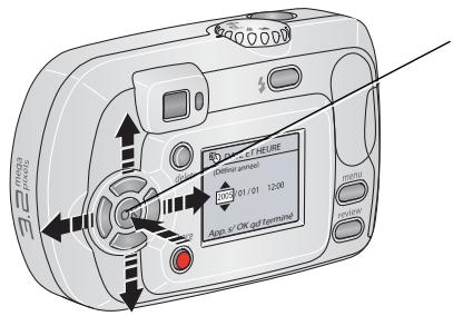 KODAK C300 - Réglage initial de la date et de l'heure - 1