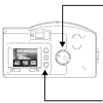 KODAK DC200 PLUS - Pour agrandir une image en mode visualisation : - 1
