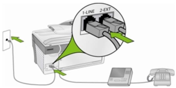 KODAK EASYSHARE 5500 - Ligne partagée avec un répondeur automatique - 1