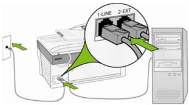 KODAK EASYSHARE 5500 - Ligne de télécopie avec modem - 1