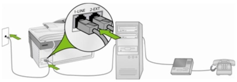 KODAK EASYSHARE 5500 - Voix ou télécopie avec modem et répondeur automatique - 1