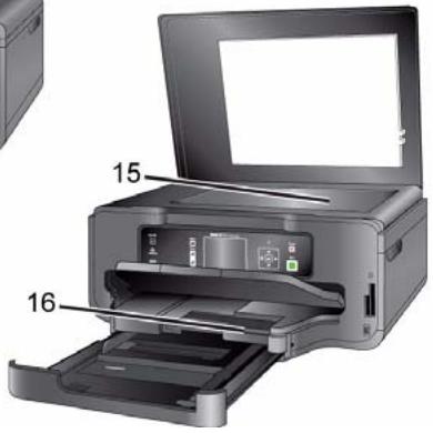 KODAK ESP 7 - Principaux composants de l'imprimante tout-en-un ESP 7 - 5