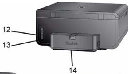KODAK ESP 7 - Principaux composants de l'imprimante tout-en-un ESP 7 - 2