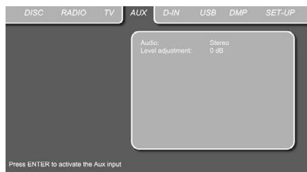 HARMAN KARDON DL 632EX - MENU AUX - 1