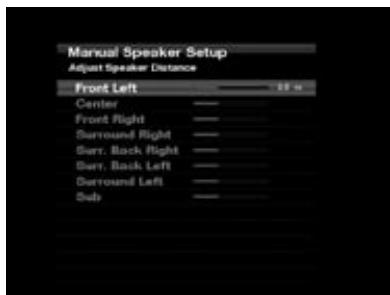 HARMAN KARDON AVR 260 - Régler Menu distance haut-parleur - 1