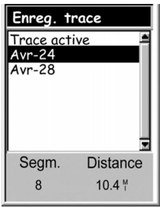 MAGELLAN EXPLORIST 200 - Interrompre et reprendre l'enregistrement de trace active - 1