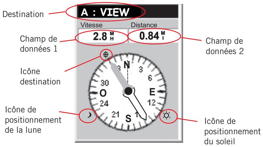 MAGELLAN EXPLORIST 200 - Écran Compas - 1