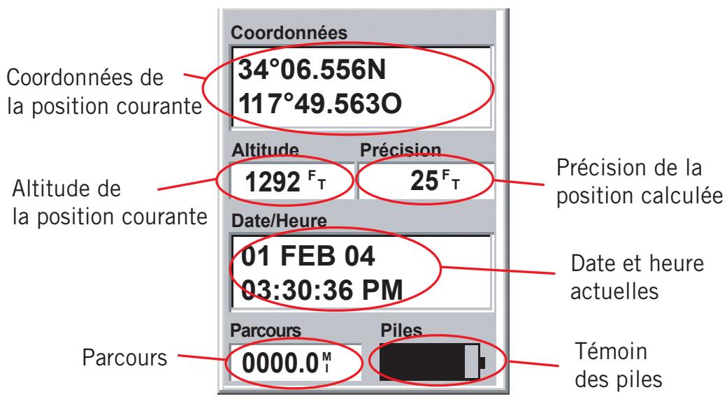 MAGELLAN EXPLORIST 200 - Écran Position - 1