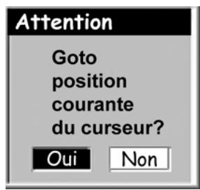 MAGELLAN EXPLORIST 200 - Créer une route GOTO à l'aide du curseur de la Carte. - 1