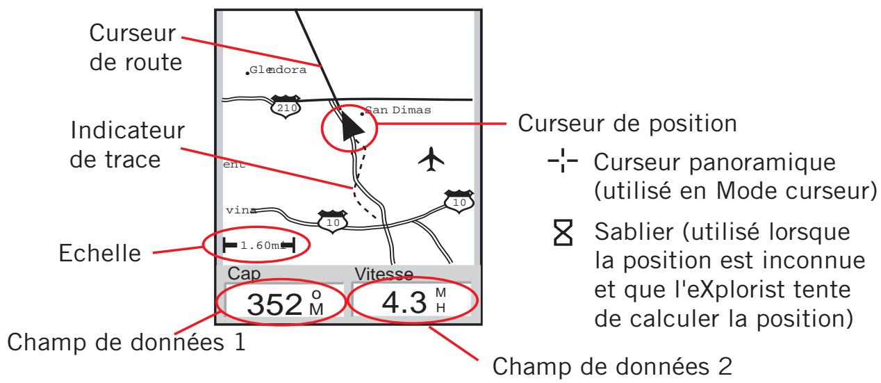 MAGELLAN EXPLORIST 200 - Écrans de navigation - 1