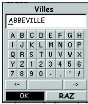 MAGELLAN EXPLORIST 200 - Rechercher un POI précharge à l'aide de l'option Alphabétique - 1