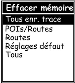 MAGELLAN EXPLORIST 200 - Effacer tous les enregistrements de trace - 1
