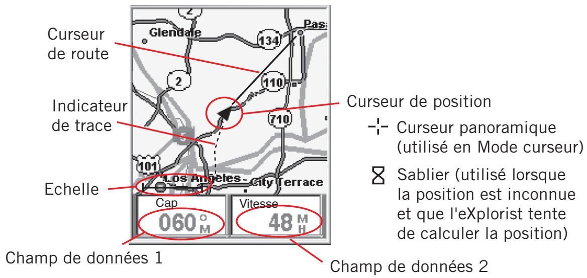 MAGELLAN EXPLORIST 210 - Écran Carte - 1