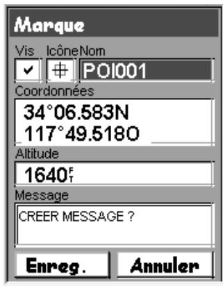 MAGELLAN EXPLORIST 210 - Marquer votre position (personnaliser) - 1