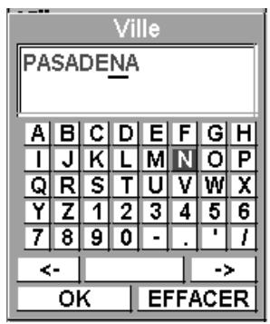 MAGELLAN EXPLORIST 210 - Rechercher un POI précharge à l'aide de l'option Alphabétique - 1