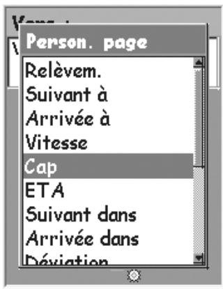 MAGELLAN EXPLORIST 210 - Personnaliser les champs d'information - 1