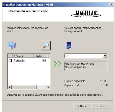 MAGELLAN EXPLORIST 210 - Utiliser I'eXplorist avec MapSend - 1