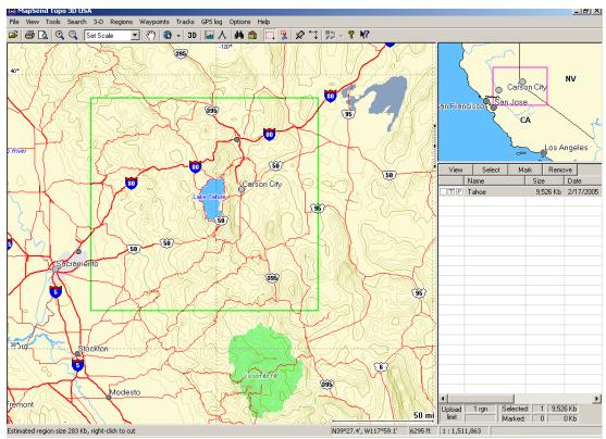 MAGELLAN EXPLORIST 210 - Présentation générale pour charger des cartes détaillées de MapSend dans l'eXplorerist - 1
