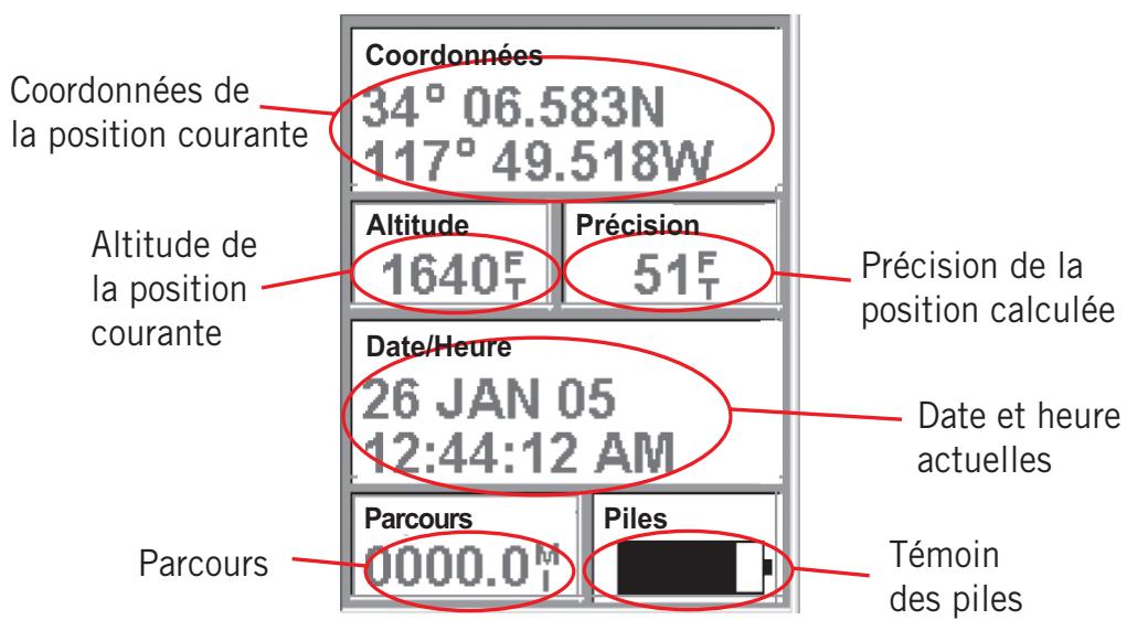 MAGELLAN EXPLORIST 210 - Écran Position - 1