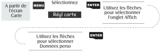 MAGELLAN MERIDIAN - Sélectionner des éléments de la carte - 1