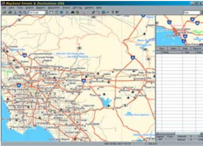 MAGELLAN MERIDIAN - Utilisation de mapsend - 1