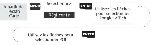 MAGELLAN MERIDIAN - Sélectionner des éléments de la carte - 4