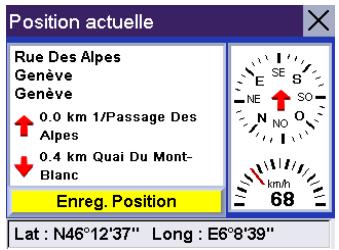 MAGELLAN ROADMATE 300 - Afficher des informations concernant votre position actuelle - 1