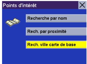 MAGELLAN ROADMATE 300 - Rechercher la carte de base d'une ville - 2