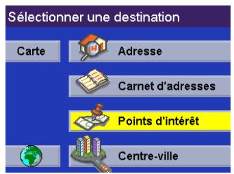 MAGELLAN ROADMATE 300 - Points d'intérêt : rechercher un POI par nom - 1
