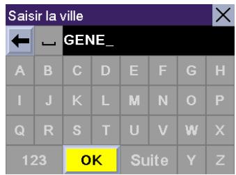 MAGELLAN ROADMATE 300 - Rechercher la carte de base d'une ville - 3
