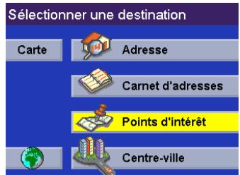 MAGELLAN ROADMATE 300 - Rechercher la carte de base d'une ville - 1