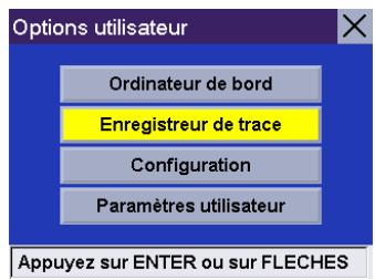 MAGELLAN ROADMATE 300 - Démarrer l'enregistreur de trace - 1