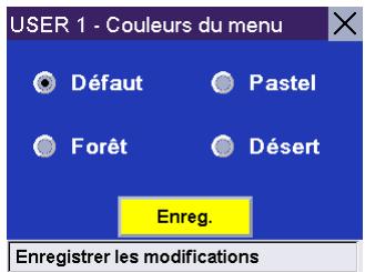 MAGELLAN ROADMATE 300 - Couleurs du menu - 2