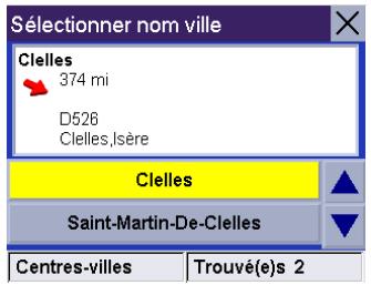 MAGELLAN ROADMATE 300 - Sélectionner des destinations - 2