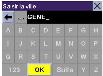 MAGELLAN ROADMATE 300 - Rechercher la carte de base d'une ville - 2